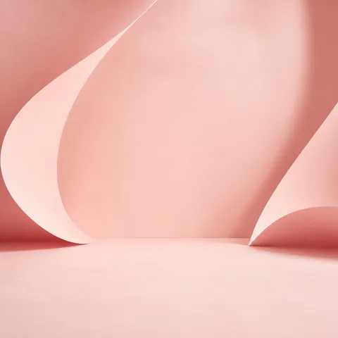 Blush Paper Curves preset background preview