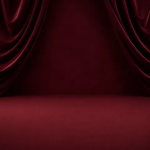 Burgundy Velvet Folds preset background preview